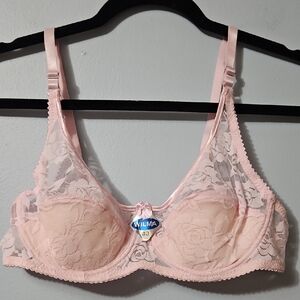 Pink Lace Underwire Bra Size 40B/C